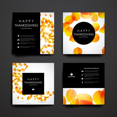 Poster tasarım şablonları sonbahar tarzı