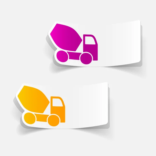 Cement Mixer pictogram — Stockvector