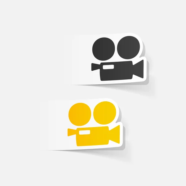 Movie camera icon — Stock Vector