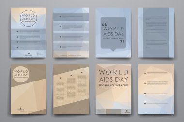 Dünya AIDS günü tarzı poster