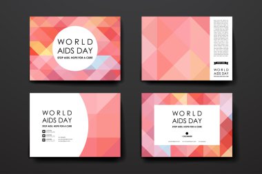 Dünya AIDS günü tarzı poster