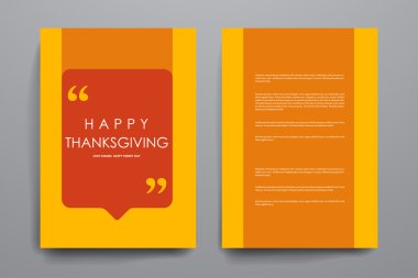 Poster tasarım şablonları sonbahar tarzı