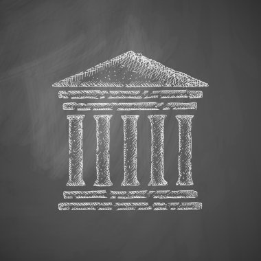 El çekilmiş Adliye simgesi