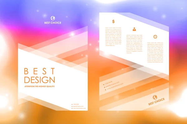 Set di banner di design moderno modello — Vettoriale Stock