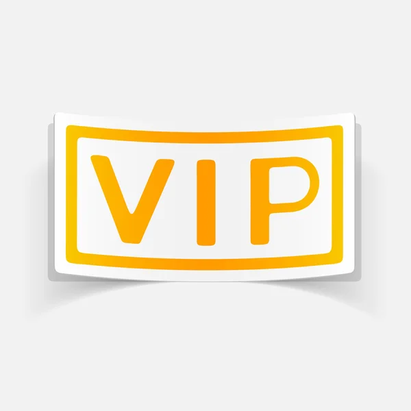 现实的 vip 设计 — 图库矢量图片