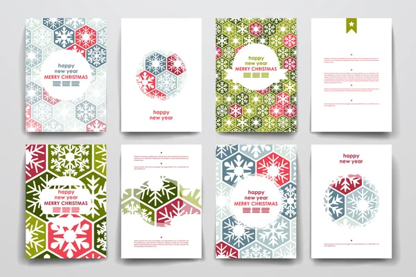 Set van brochure posters — Stockvector