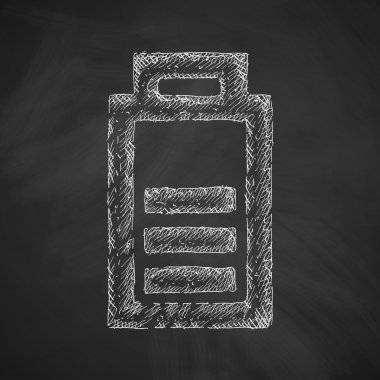 soyut şarj pil simgesi