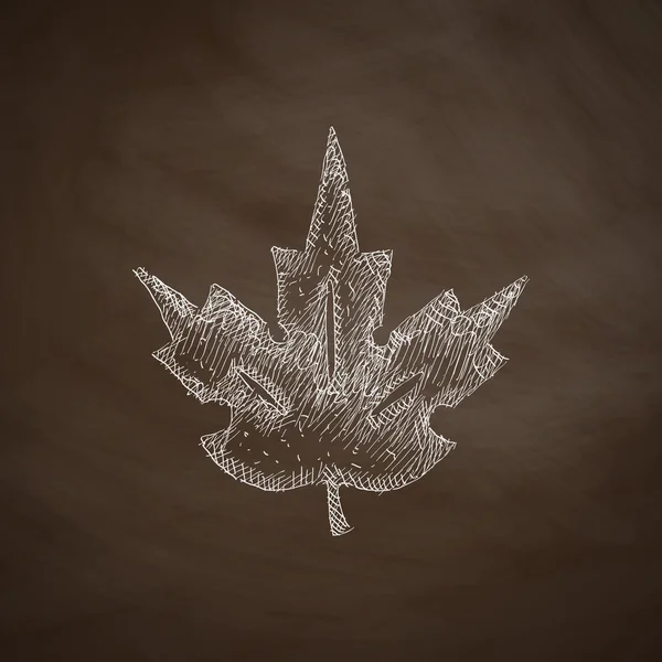 Icono de hoja abstracta — Vector de stock