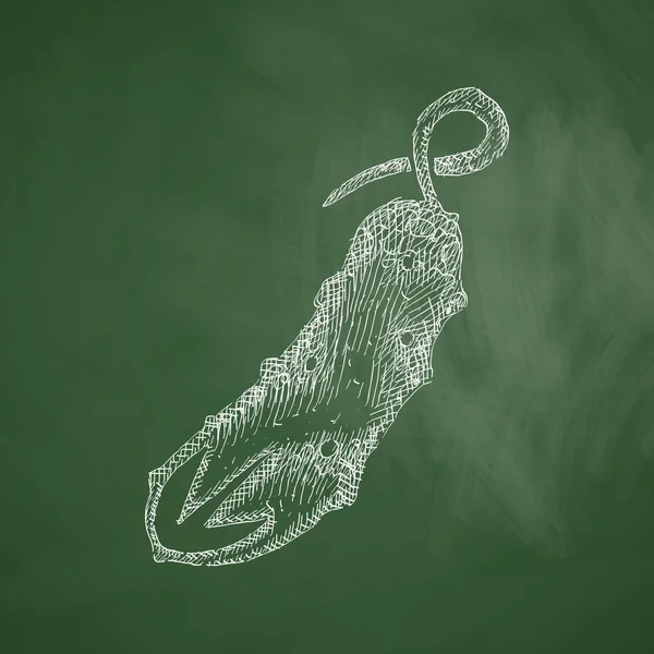 ไอคอนแตงกวาอักษร — ภาพเวกเตอร์สต็อก