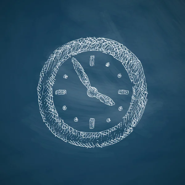 Abstraktes Uhr-Symbol — Stockvektor