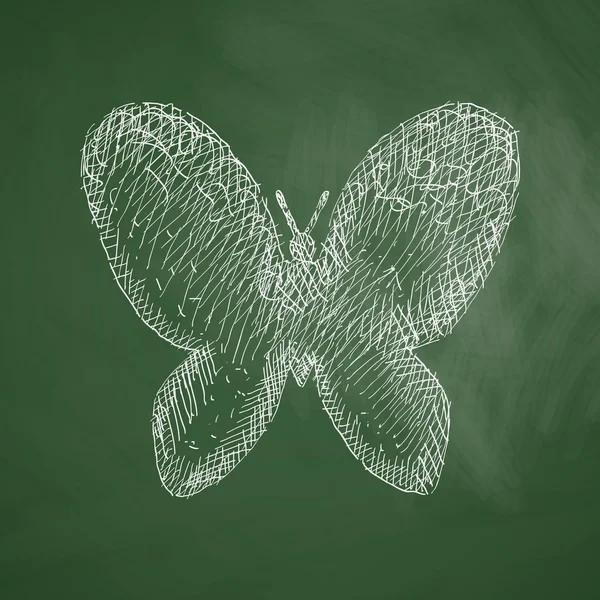 Icône papillon abstraite — Image vectorielle
