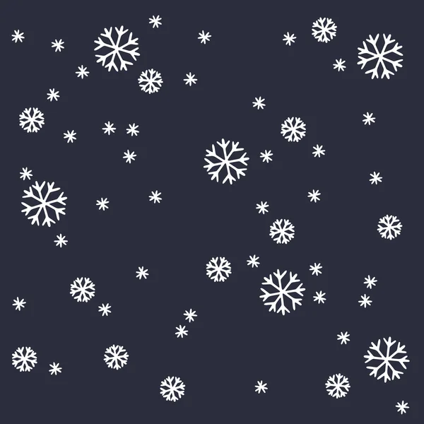 冬天空背景 — 图库矢量图片