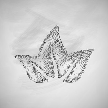 El çekilmiş yaprak simgesi