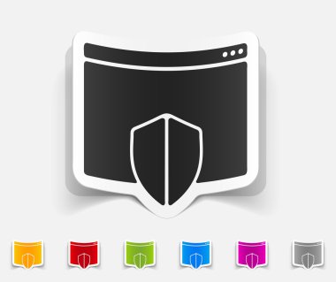 gerçekçi tasarım tarayıcı windows öğeleri