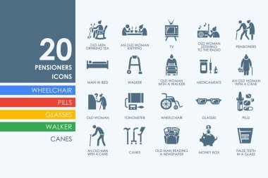 Yaşlılar simgeler kümesi