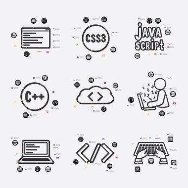 Infographic illüstrasyon programlama
