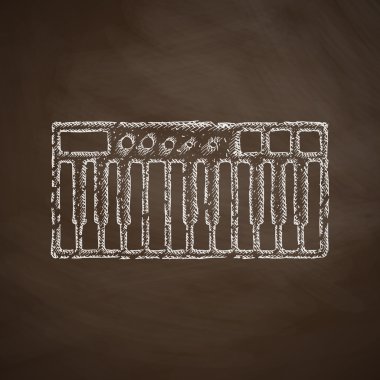 çizilmiş synthesizer simgesi