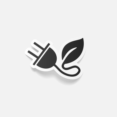 gerçekçi Eko fiş yaprak tasarımı