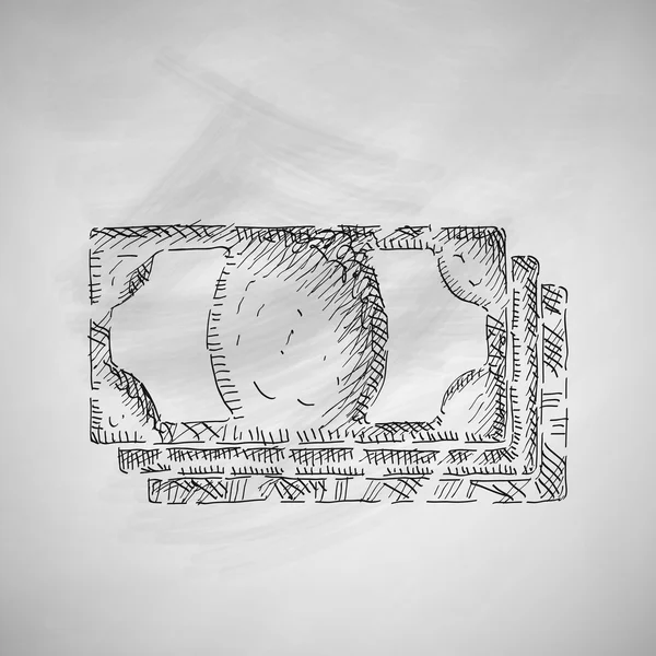Pictograma bani — Vector de stoc