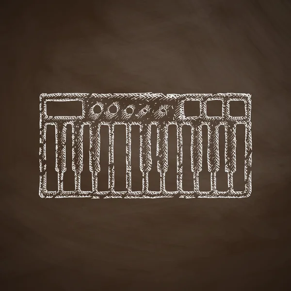 Icono sintetizador dibujado — Archivo Imágenes Vectoriales