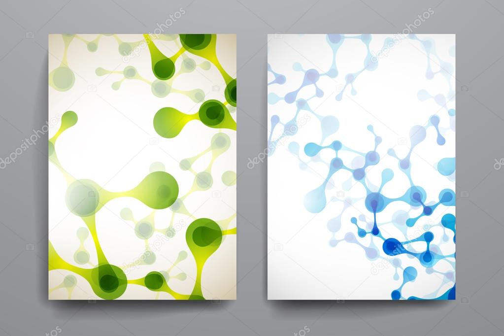poster templates in molecule style