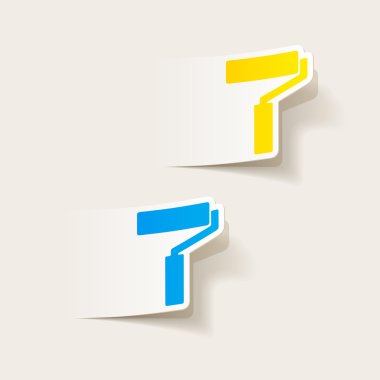 silindir gerçekçi tasarım öğeleri boya