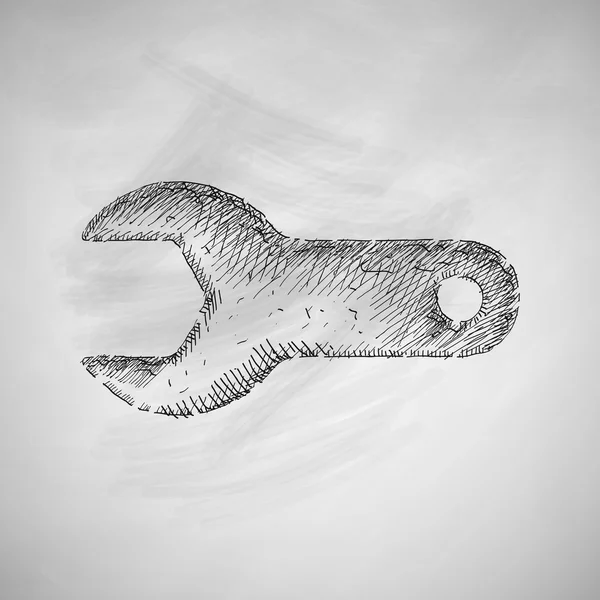 Ручной ключ — стоковый вектор