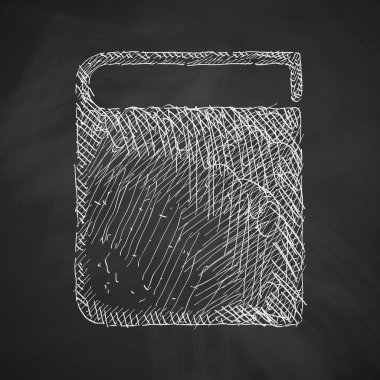 El çekilmiş kitap simgesi