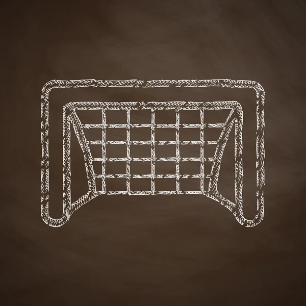 Icona cancello disegnato a mano — Vettoriale Stock