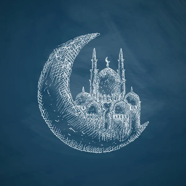 Иконка луны — стоковый вектор