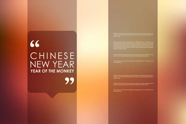 Set of Chinese New Year brochures — Stock Vector