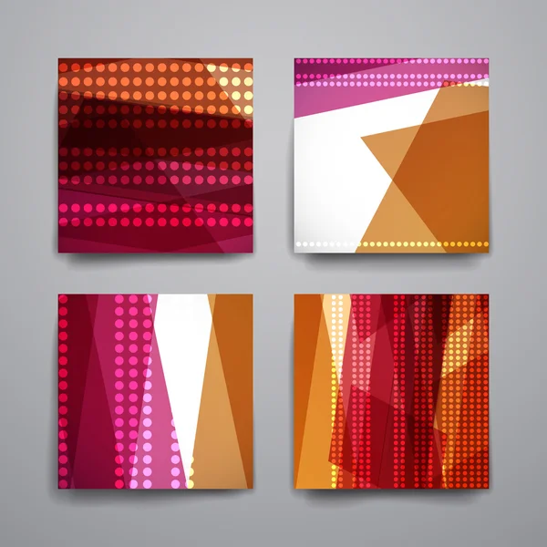 Set van moderne ontwerpsjabloon voor spandoek — Stockvector