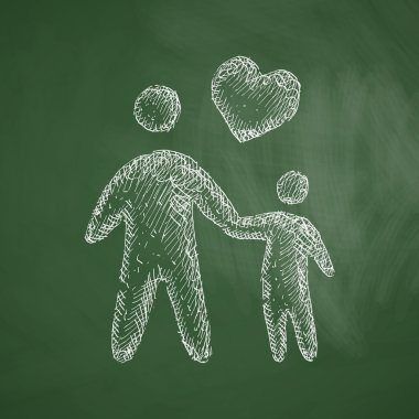 Aile el çekilmiş simgesi