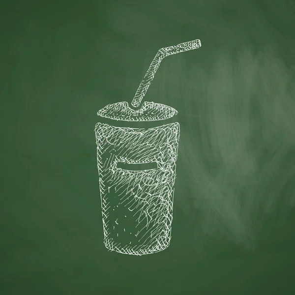 Icona disegnata a mano di soda — Vettoriale Stock