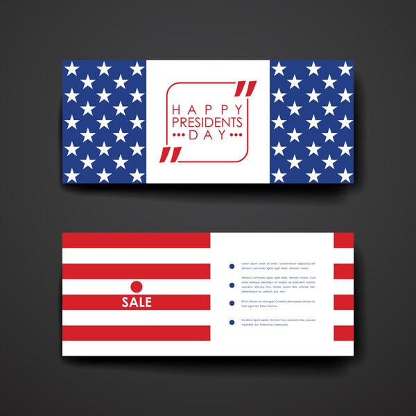 Набор баннеров в стиле Дня Президента
