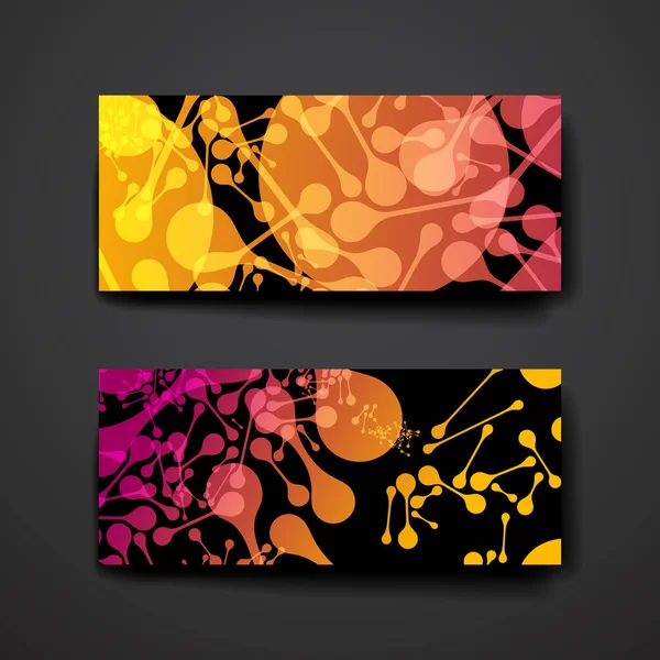 Set van moderne ontwerpsjabloon voor spandoek — Stockvector