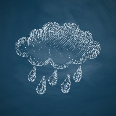 bulut el çekilmiş simgesi