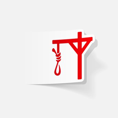 darağacı gerçekçi etiket