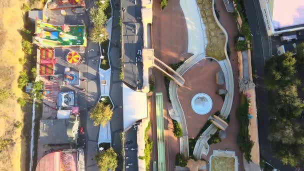Top down aerial view of Arkadiyska Alley and Arcadia beach in Odessa, Ukraine. — Stock Footage Top down aerial view of Arkadiyska Alley and Arcadia beach in Odessa, Ukraine. Stock Footage