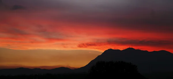 Coucher de soleil en Italie — Photo