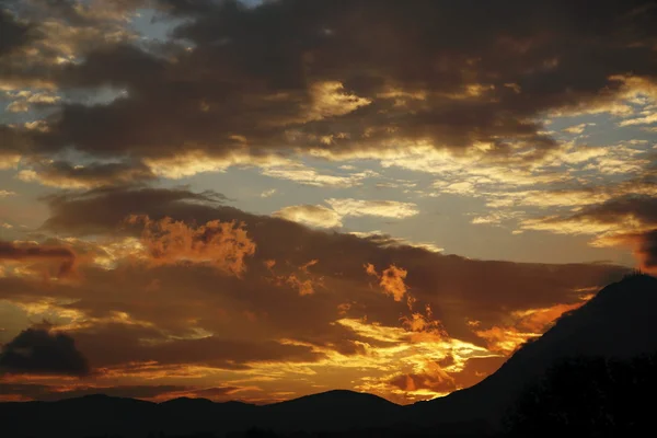 Puesta de sol en Italia — Foto de Stock