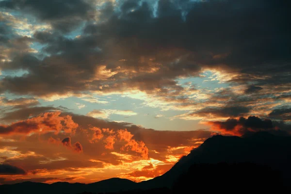 Ηλιοβασίλεμα στην Ιταλία — Φωτογραφία Αρχείου