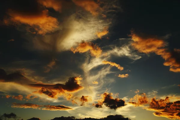 Nuvens céu — Fotografia de Stock