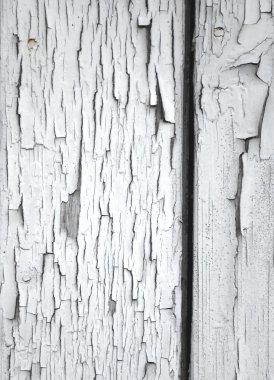 Paslı ahşap üzerine kırık boya