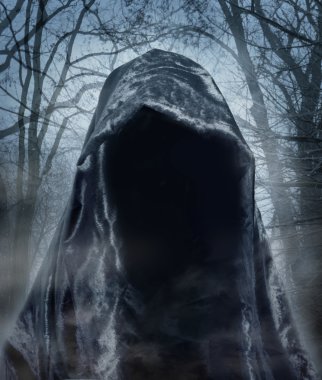 Ölüm meleği. İblis karanlık. Photomanipulation. 