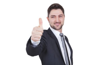 İşadamı onay veriyor