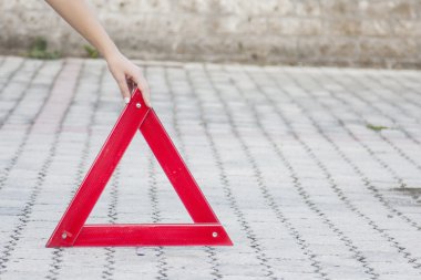 emergency warning triangle clipart