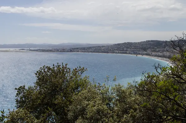 Litoral de Nice, França — Fotografia de Stock