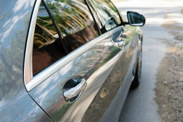 Luxus Autotür Metallische Farbe — Stockfoto