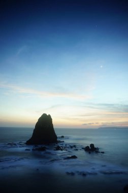 Papuma sahilinde günbatımının güzelliği